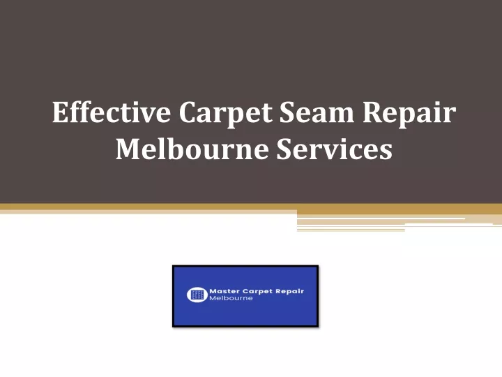 effective carpet seam repair melbourne services