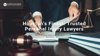 Houston's Finest Trusted Personal Injury Lawyers