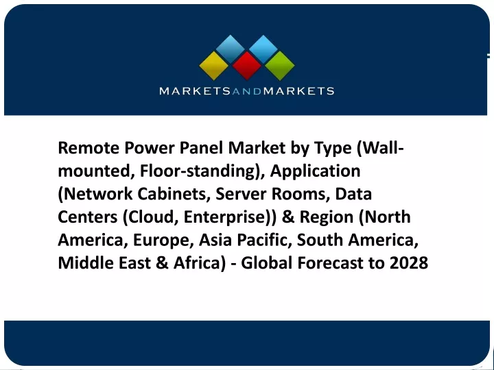 remote power panel market by type wall mounted