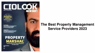 the best property management service providers