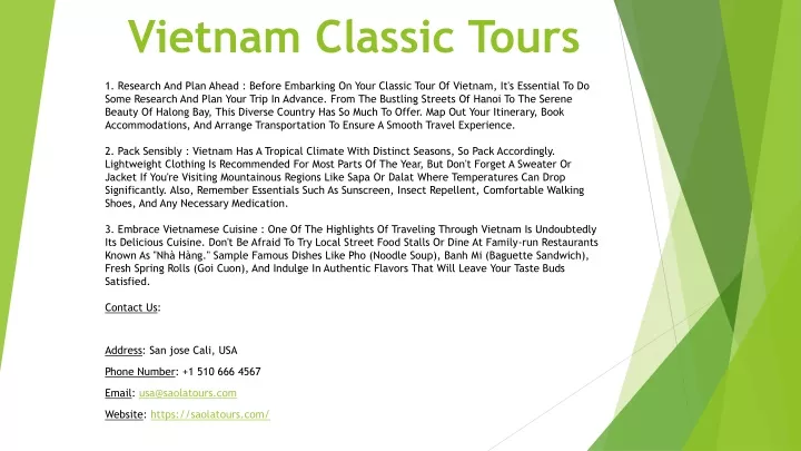 vietnam classic tours