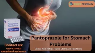 "Say Goodbye to Stomach Ulcers with Pantoprazole Sodium 40 mg"