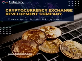 Cryptocurrency exchange development company