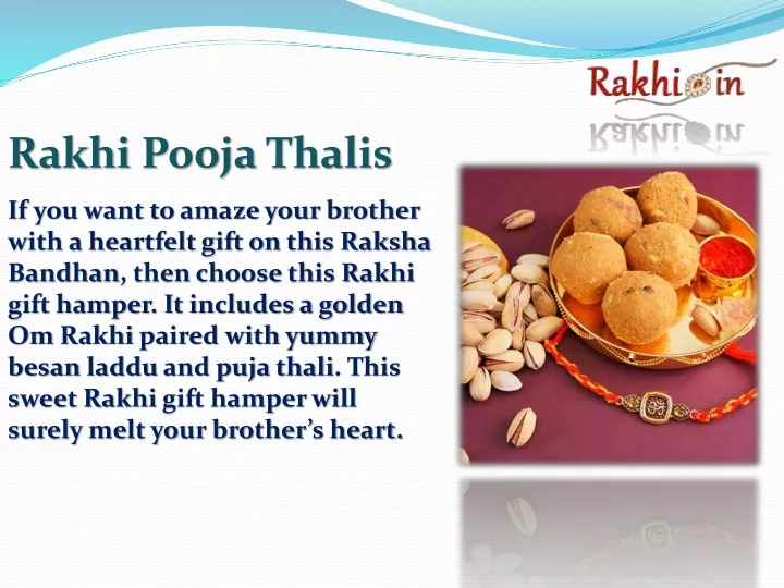 rakhi poojathalis