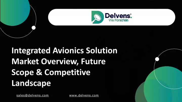 integrated avionics solution market overview