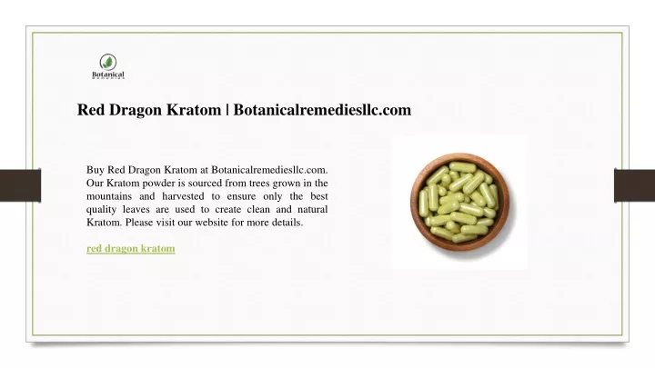 red dragon kratom botanicalremediesllc com