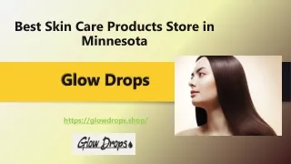 Shop Best Skin Care Products in Minneapolis MN - Glow Drops