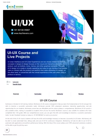 Best UI UX Design Course