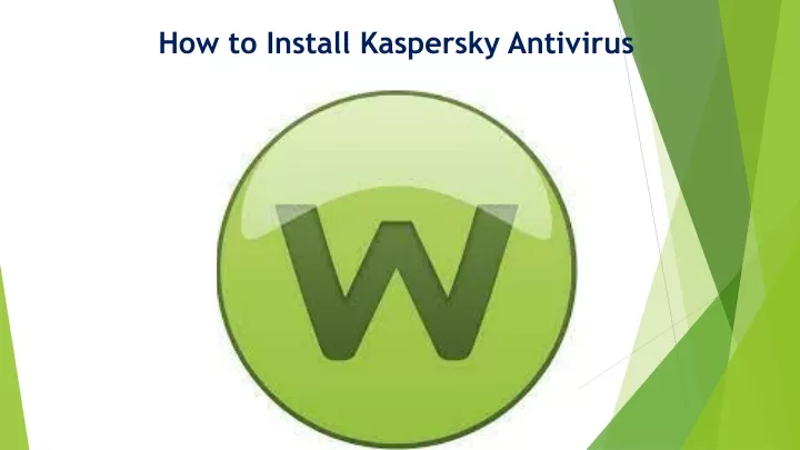 how to install kaspersky antivirus