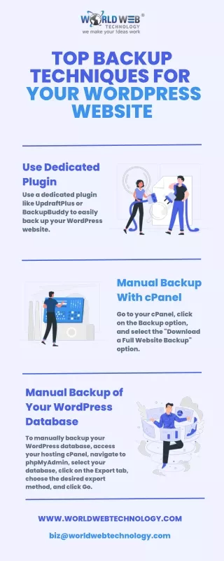 Top Backup Techniques for Your WordPress Website