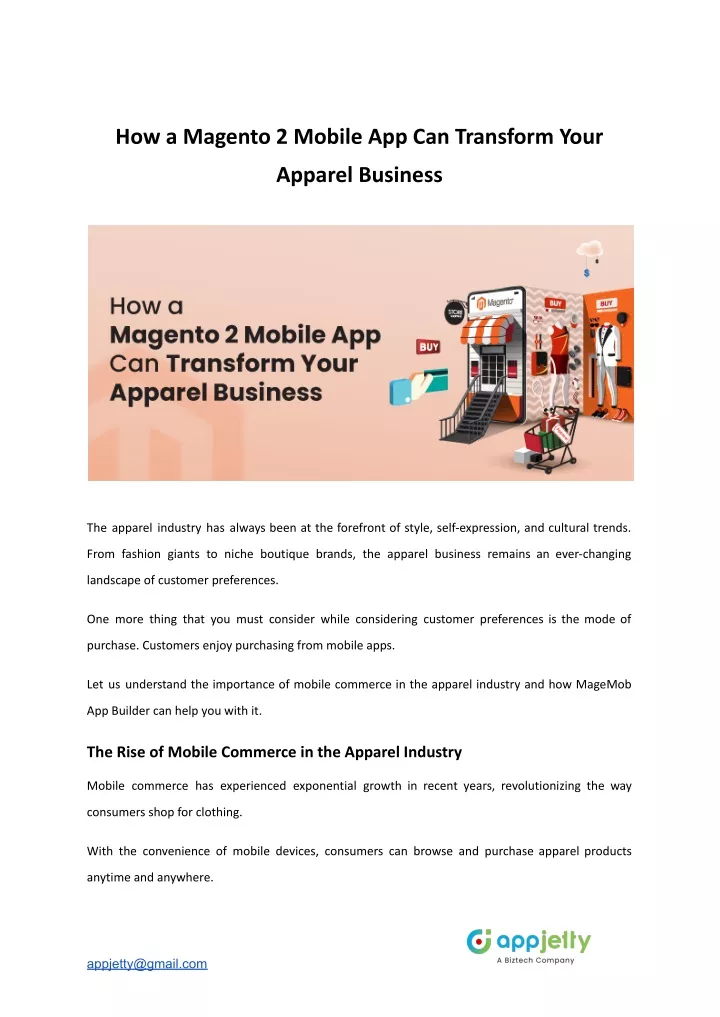 how a magento 2 mobile app can transform your