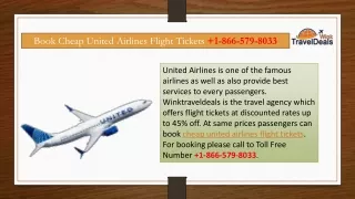 Book Cheap United Airlines Flight Tickets