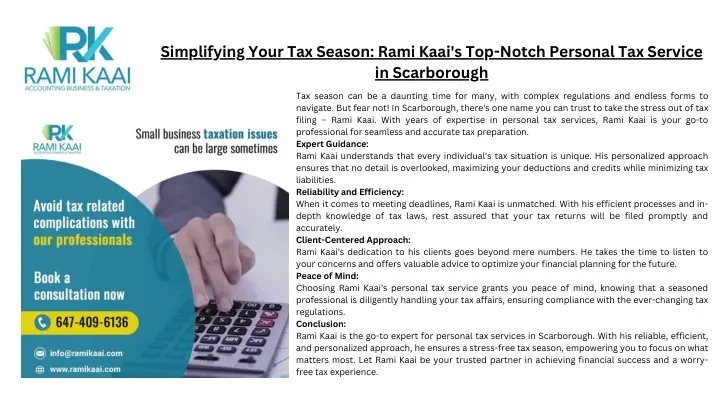 simplifying your tax season rami kaai s top notch