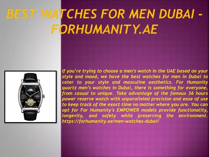 if you re trying to choose a men s watch