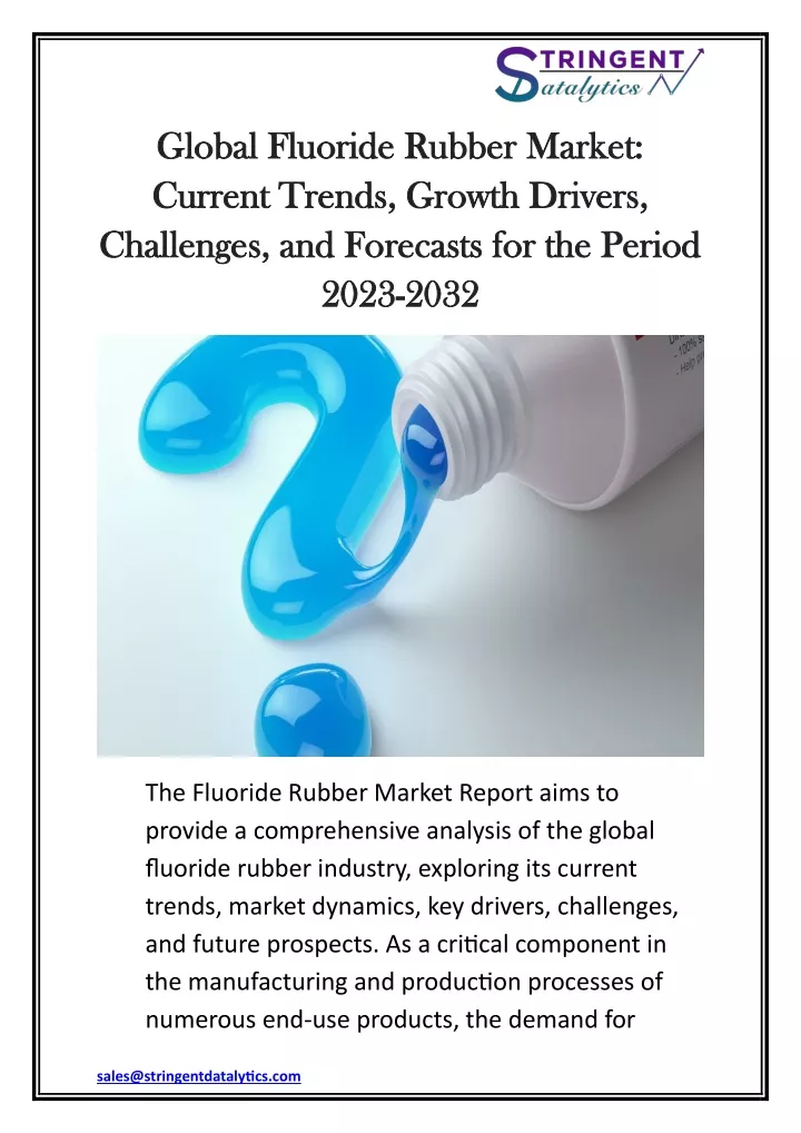 global fluoride rubber market global fluoride