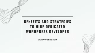 benefits and strategies to hire dedicated