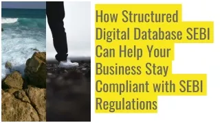 Structured Digital Database SEBI