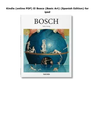 Kindle (online PDF) El Bosco (Basic Art) (Spanish Edition) for ipad