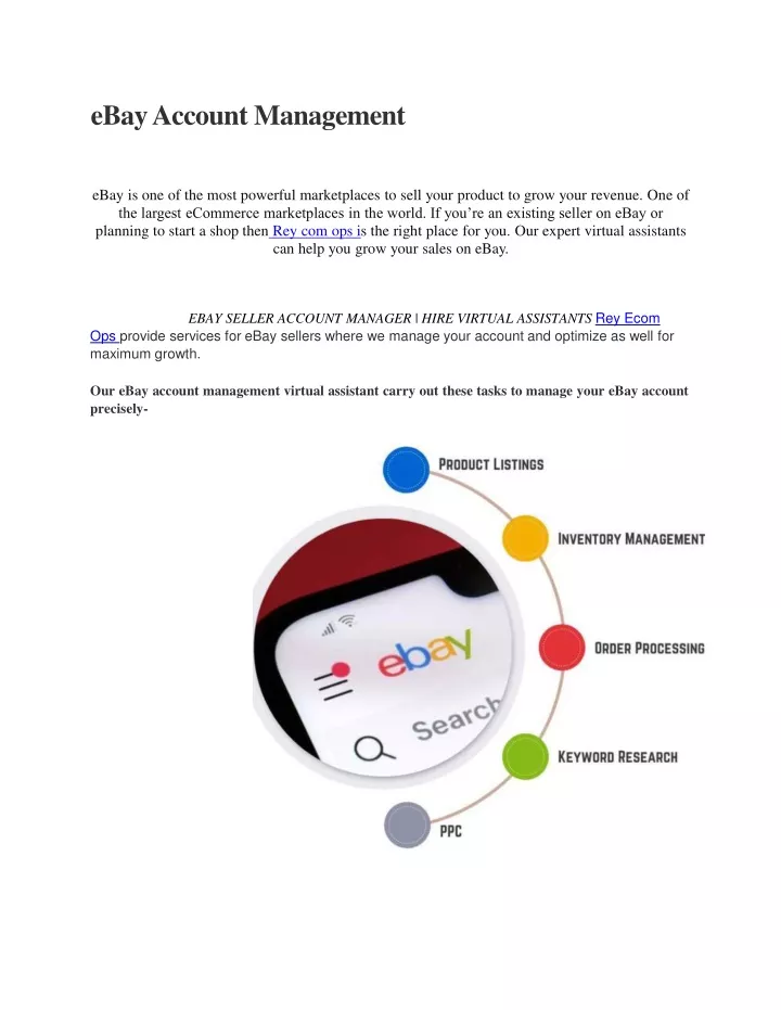 ebay account management