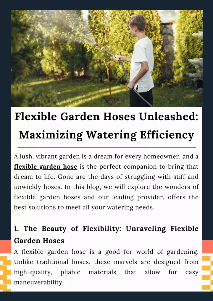 flexible garden hoses unleashed maximizing