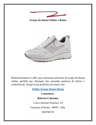 Scarpe da donna Online a Roma