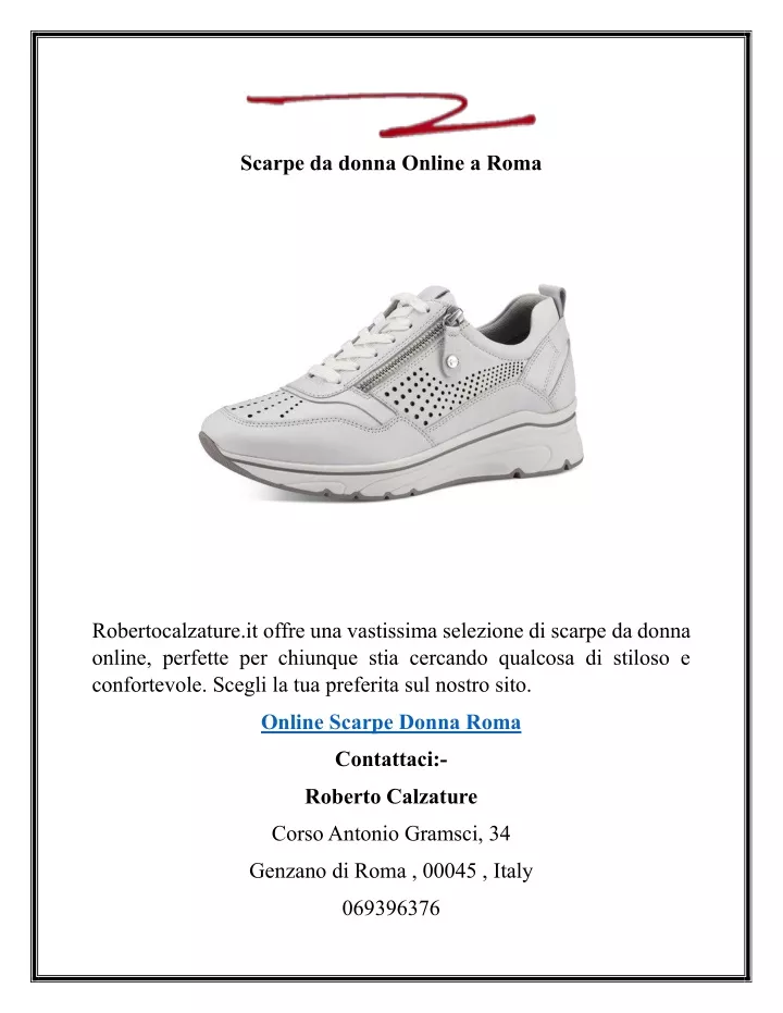 scarpe da donna online a roma