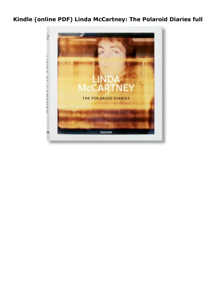 kindle online pdf linda mccartney the polaroid