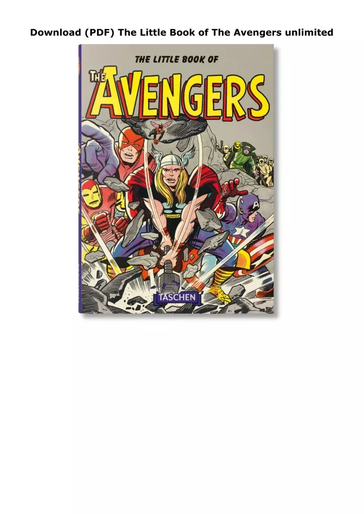 download pdf the little book of the avengers