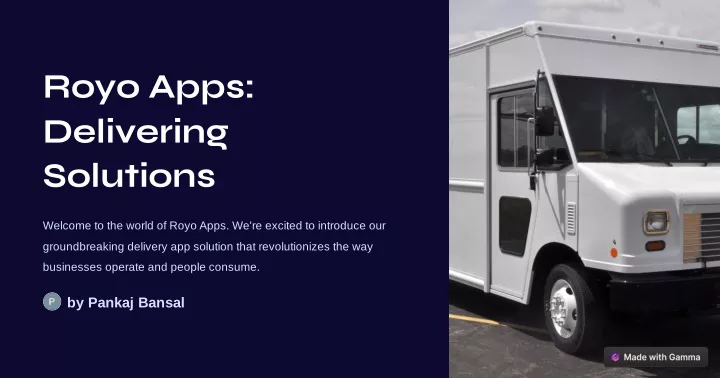 royo apps delivering solutions