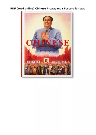 PDF (read online) Chinese Propaganda Posters for ipad
