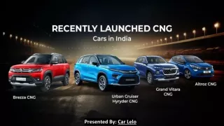 Recently Launched CNG Cars In India