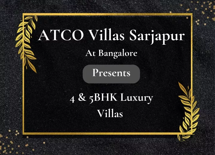 atco villas sarjapur at bangalore