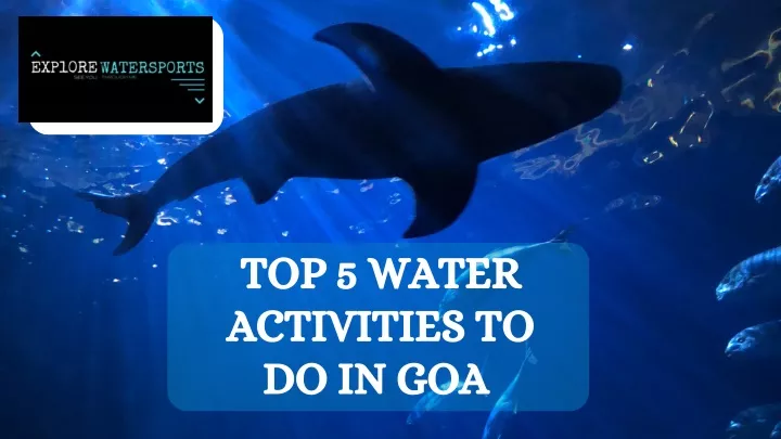 top 5 water activities to do in goa