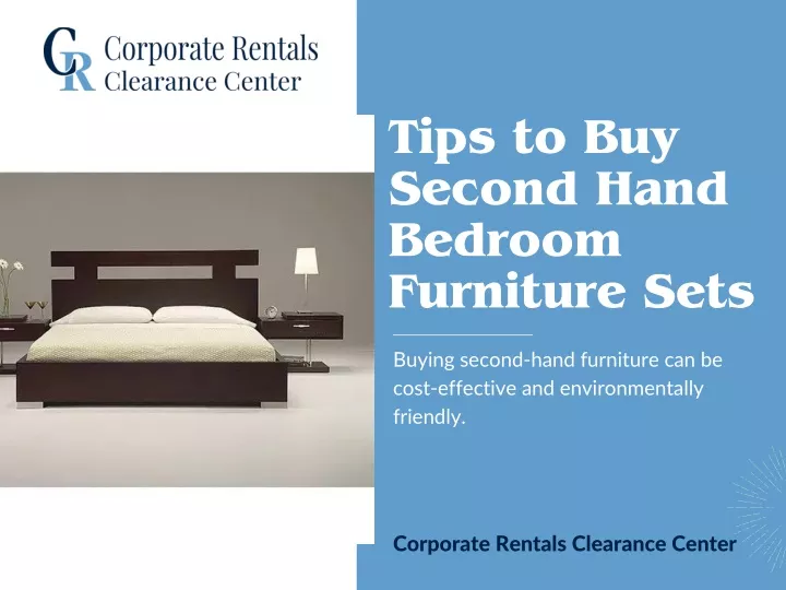 tips to buy second hand bedroom furniture sets