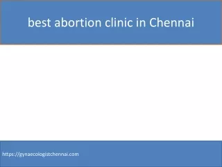 best abortion clinic in Chennai