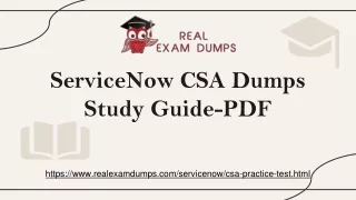 Ace Your CSA with ServiceNow Dumps - Guaranteed Success! | Realexamdumps