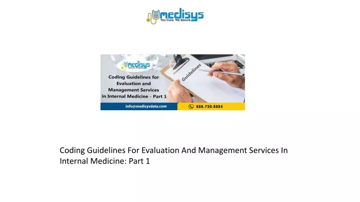 PPT - Coding Guidelines For Evaluation And Management Services In ...