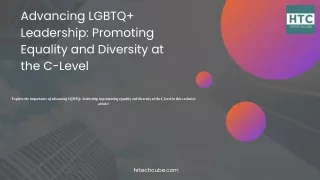 Advancing LGBTQ  Leadership: Promoting Equality and Diversity at the C-Level