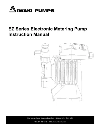 EZ Series Electronic Metering Pump
