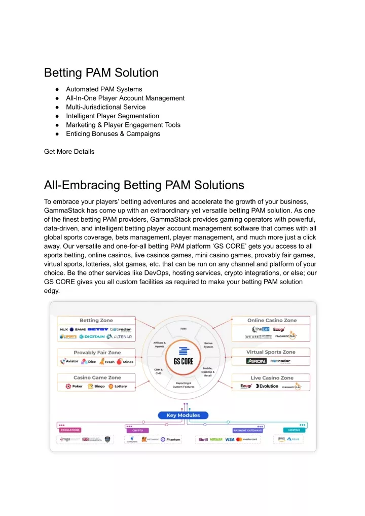 betting pam solution