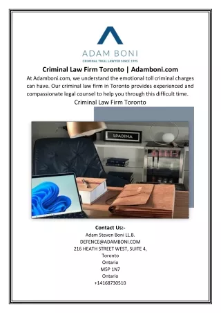 Criminal Law Firm Toronto Adamboni