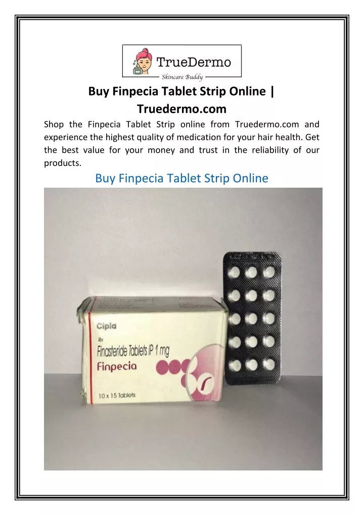 buy finpecia tablet strip online truedermo