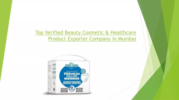 top verified beauty cosmetic healthcare product exporter company in mumbai
