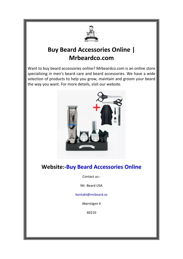 buy beard accessories online mrbeardco com