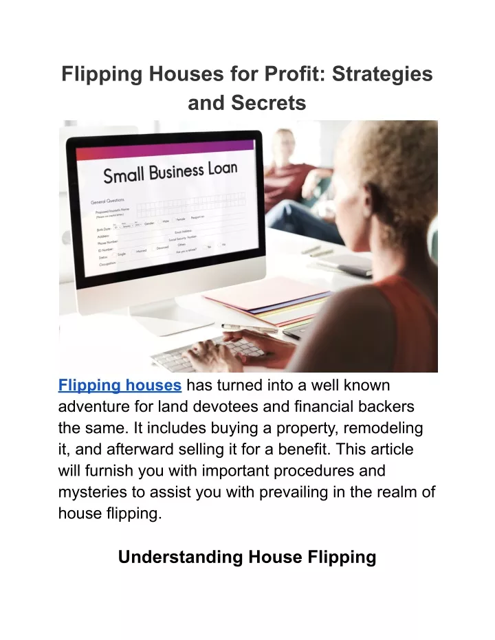 flipping houses for profit strategies and secrets