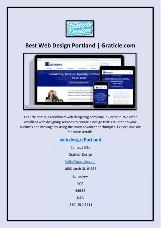 Best Web Design Portland | Graticle.com