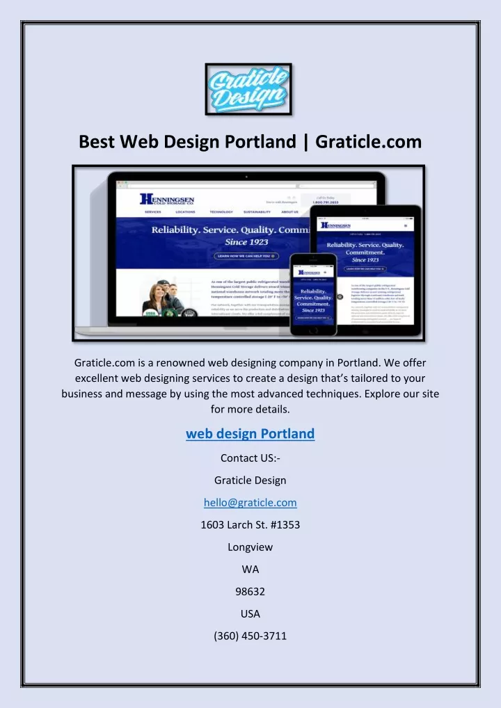 best web design portland graticle com