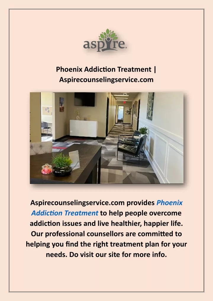 phoenix addiction treatment