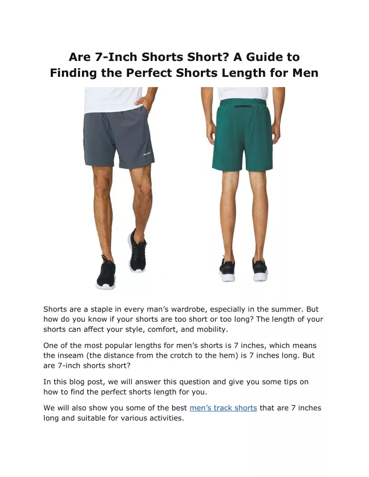 PPT - men's track shorts PowerPoint Presentation, free download - ID ...