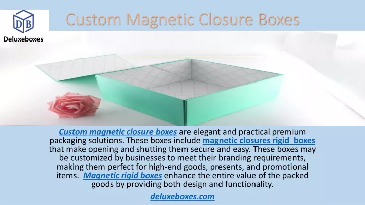 custom magnetic closure boxes